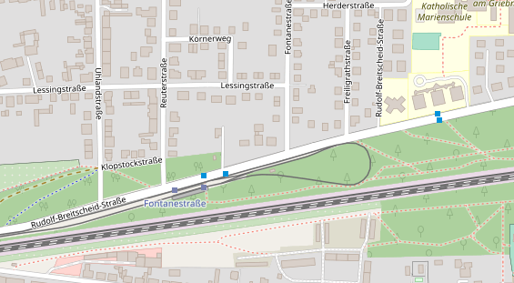 Abwasserfirma & Abwasserbetrieb auf Karte