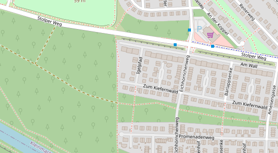 Abwasserfirma & Abwasserbetrieb auf Satellitenbild