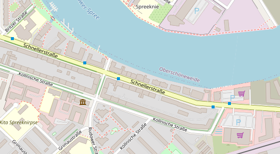Abwasserfirma & Abwasserbetrieb auf Satellitenbild