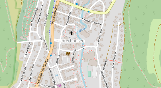 Abwasserfirma & Abwasserbetrieb auf Karte