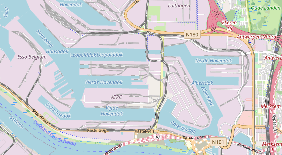 Abwasserfirma & Abwasserbetrieb auf Karte