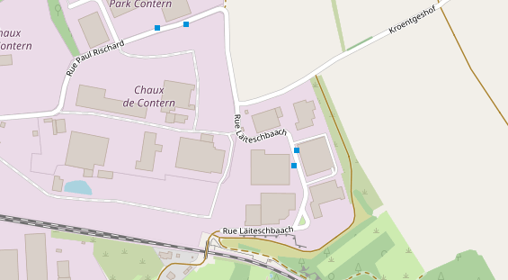 Abwasserfirma & Abwasserbetrieb auf Karte