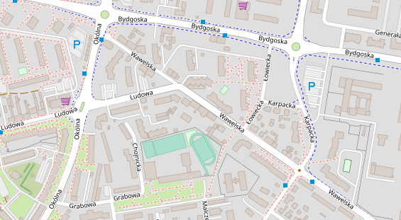 Abwasserfirma & Abwasserbetrieb auf Satellitenbild