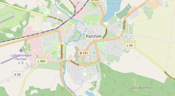 Abwasserfirma & Abwasserbetrieb auf Karte