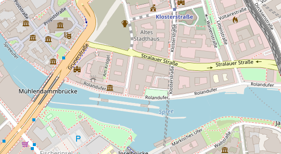 Abwasserfirma & Abwasserbetrieb auf Satellitenbild