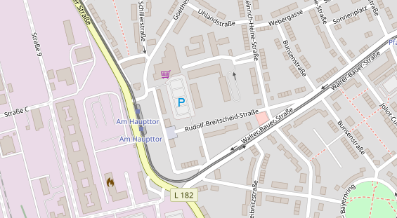 Abwasserfirma & Abwasserbetrieb auf Karte