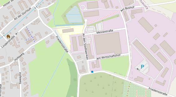 Abwasserfirma & Abwasserbetrieb auf Karte