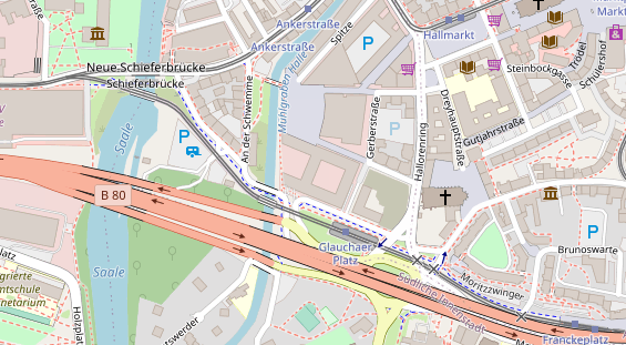 Abwasserfirma & Abwasserbetrieb auf Karte