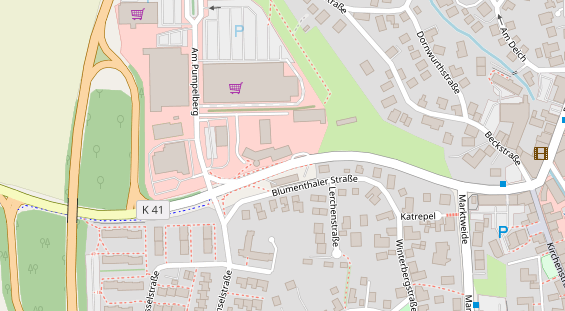 Abwasserfirma & Abwasserbetrieb auf Karte