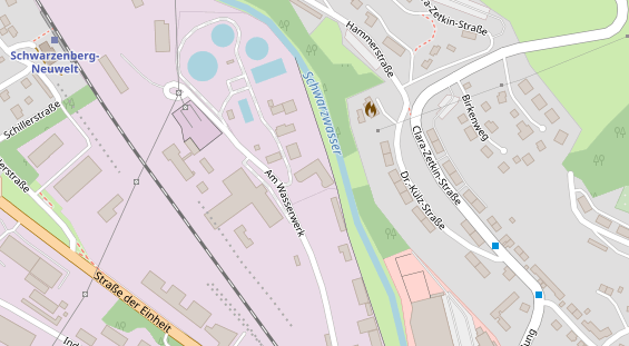 Abwasserfirma & Abwasserbetrieb auf Karte