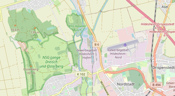 Abwasserfirma & Abwasserbetrieb auf Karte