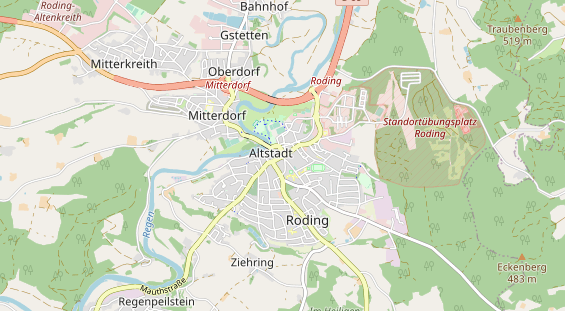 Abwasserfirma & Abwasserbetrieb auf Karte