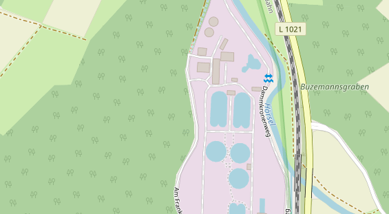 Abwasserfirma & Abwasserbetrieb auf Karte