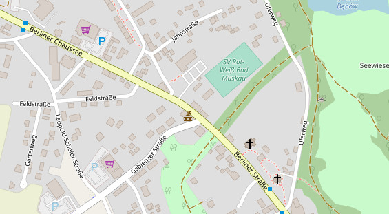 Abwasserfirma & Abwasserbetrieb auf Satellitenbild