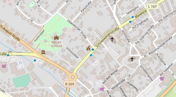 Abwasserfirma & Abwasserbetrieb auf Karte