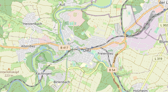 Abwasserfirma & Abwasserbetrieb auf Karte