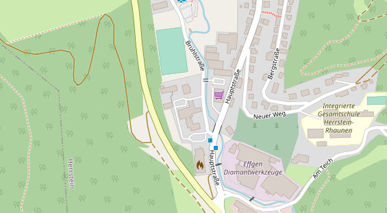 Abwasserfirma & Abwasserbetrieb auf Karte