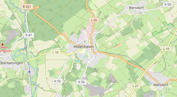 Abwasserfirma & Abwasserbetrieb auf Karte