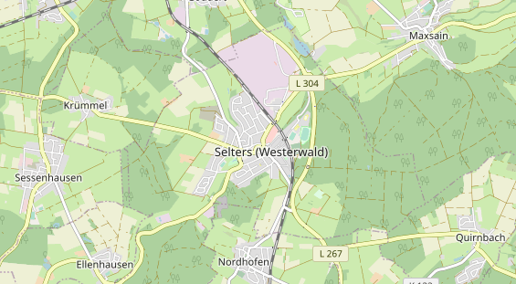 Abwasserfirma & Abwasserbetrieb auf Karte