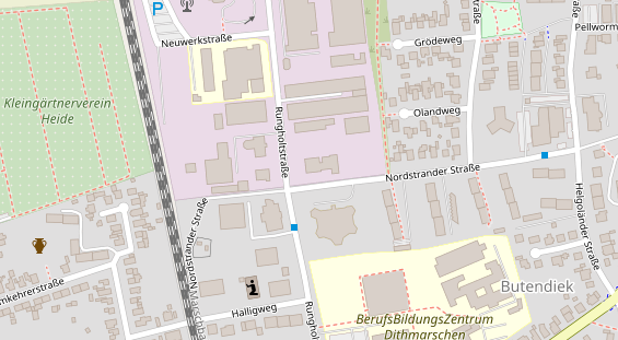 Abwasserfirma & Abwasserbetrieb auf Satellitenbild