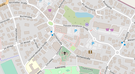 Abwasserfirma & Abwasserbetrieb auf Satellitenbild