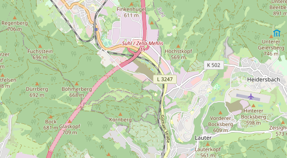 Abwasserfirma & Abwasserbetrieb auf Karte