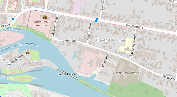 Abwasserfirma & Abwasserbetrieb auf Satellitenbild