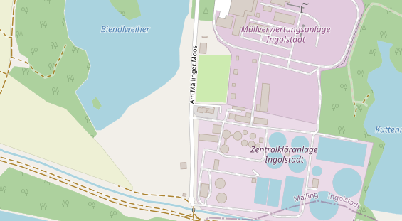 Abwasserfirma & Abwasserbetrieb auf Karte