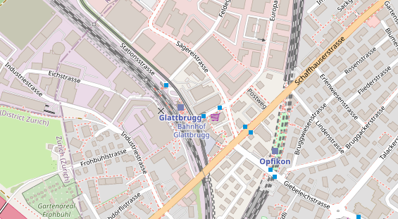 Abwasserfirma & Abwasserbetrieb auf Karte