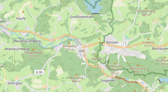 Abwasserfirma & Abwasserbetrieb auf Karte