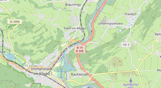 Abwasserfirma & Abwasserbetrieb auf Karte