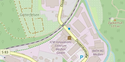 Abwasserfirma & Abwasserbetrieb auf Satellitenbild