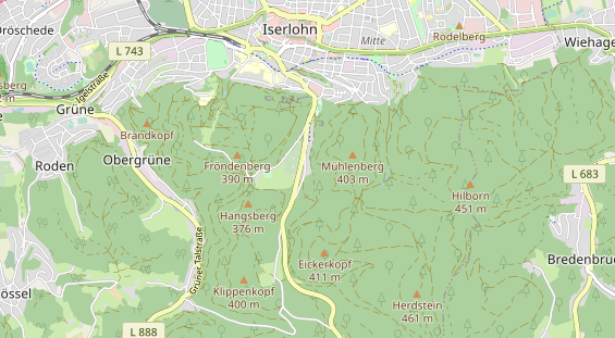 Abwasserfirma & Abwasserbetrieb auf Karte