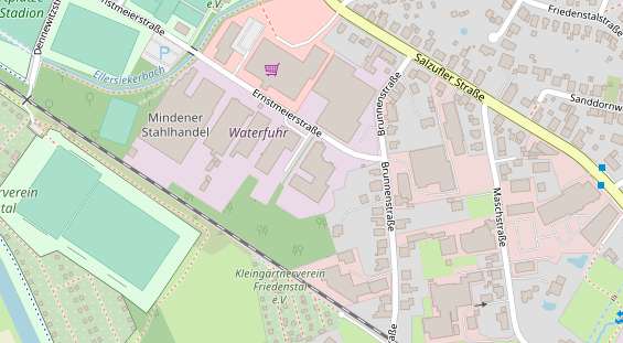 Abwasserfirma & Abwasserbetrieb auf Karte