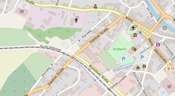 Abwasserfirma & Abwasserbetrieb auf Karte