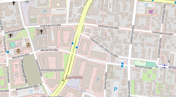 Abwasserfirma & Abwasserbetrieb auf Karte