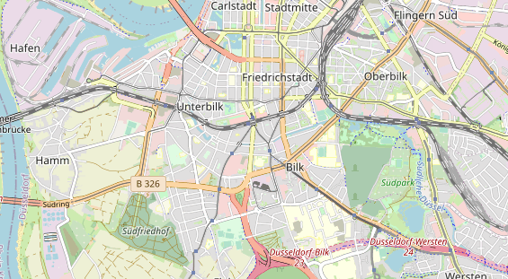 Abwasserfirma & Abwasserbetrieb auf Karte